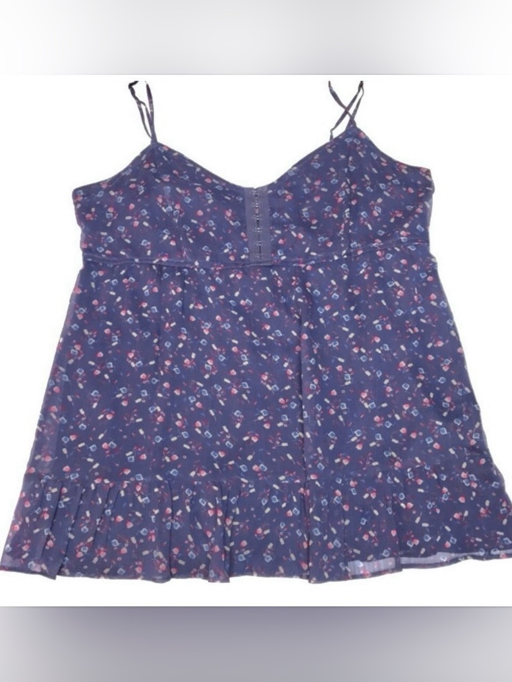 AMERICAN EAGLE Layered Sleeveless Top - floral